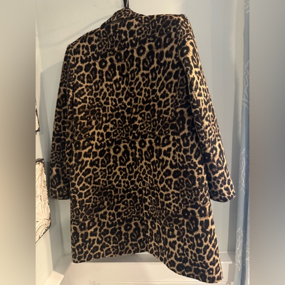 VERONICA BEARD - Senna Leopard Print Dickey Coat EUC - Size 4 - Picture 5 of 7